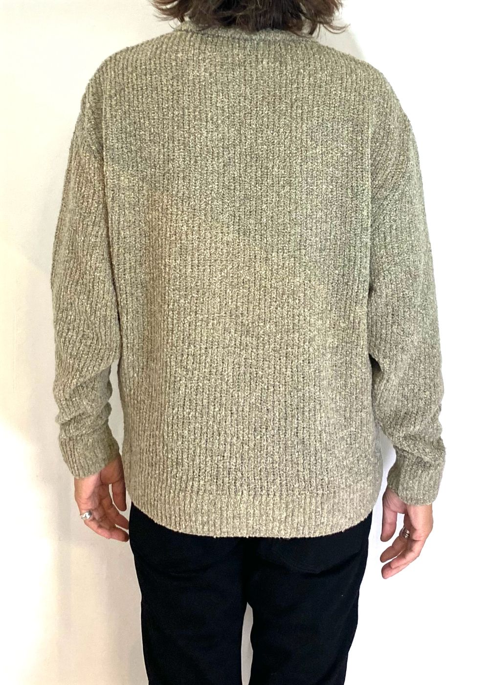 ×EYYA BOUCLE CREW NECK KNIT SWEATER (SAND) / ×エイヤ ブークレ ニット セーター