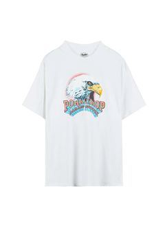 【ラスト1点】T-SHIRT EAGLE (×MASSES) (WHITE) / マシス コラボレーション Tシャツ