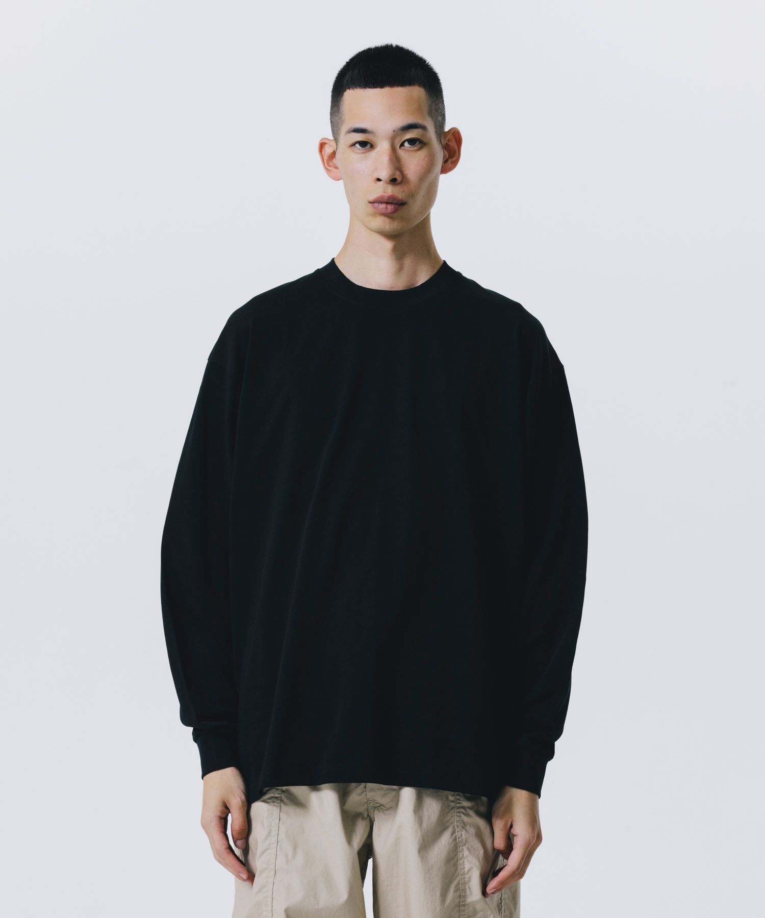 R9 BASIC LS TEE (BLACK) /  オリジナル Tシャツ