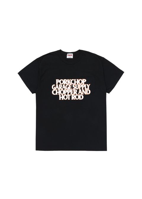 C&H LOGO POCKET TEE (BLACK) / ロゴ ポケット Tシャツ