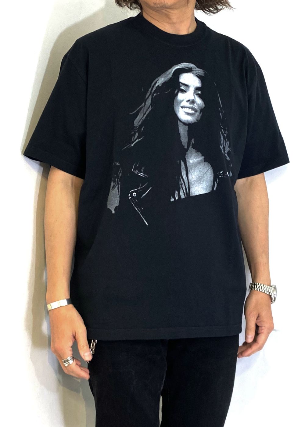 RATS ラッツ SEXY W TEE S/S RATS - SEXY W TEE (BLACK) / セクシーウーマン プリント T