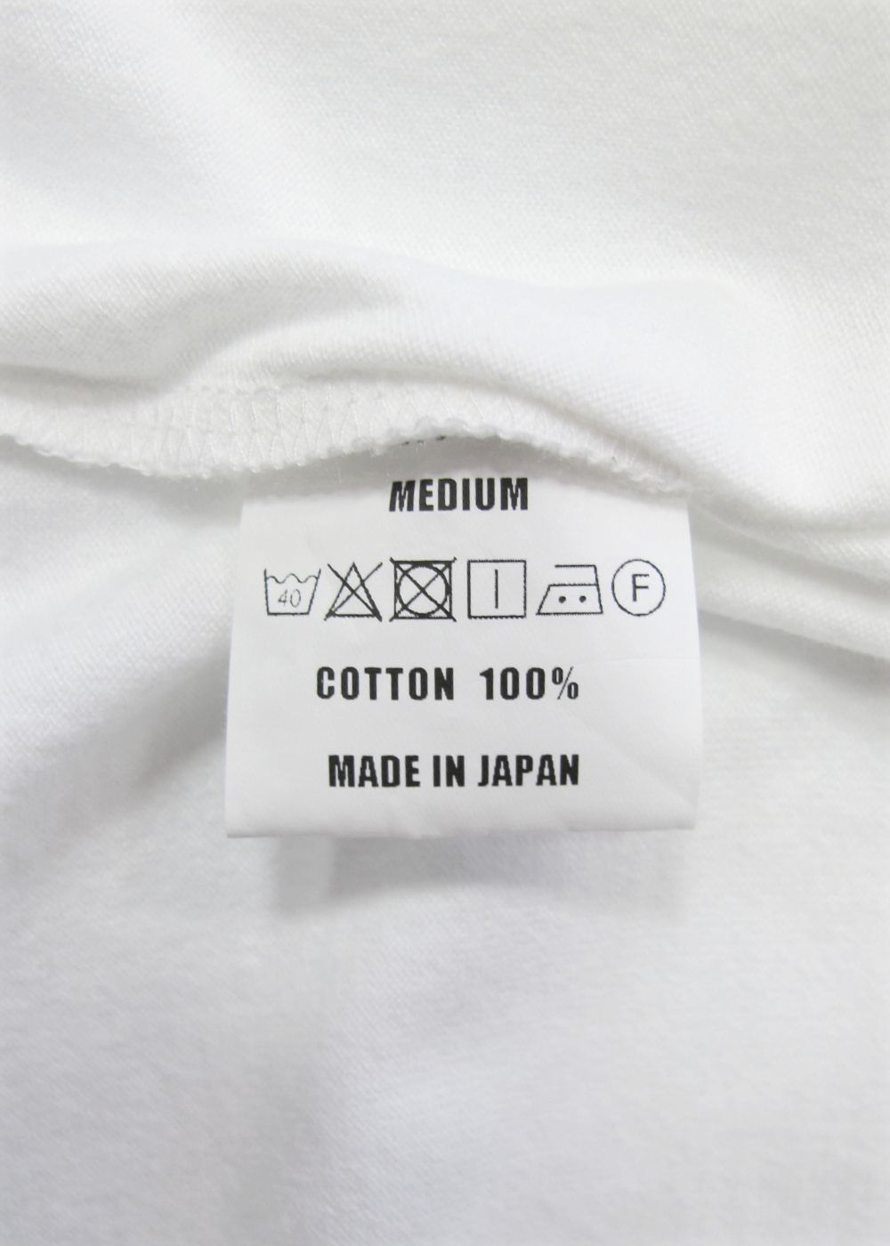 PACK TEE BIG SILHOUETTE (CREW NECK) (WHITE) / ビッグシルエット ポケット パック Tシャツ