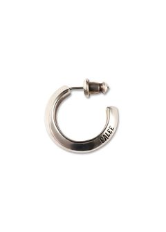 LOGO ROLL PIERCE (LARGE) (SILVER) / ロゴ ロール ピアス