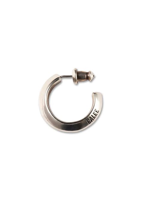 LOGO ROLL PIERCE (LARGE) (SILVER) / ロゴ ロール ピアス