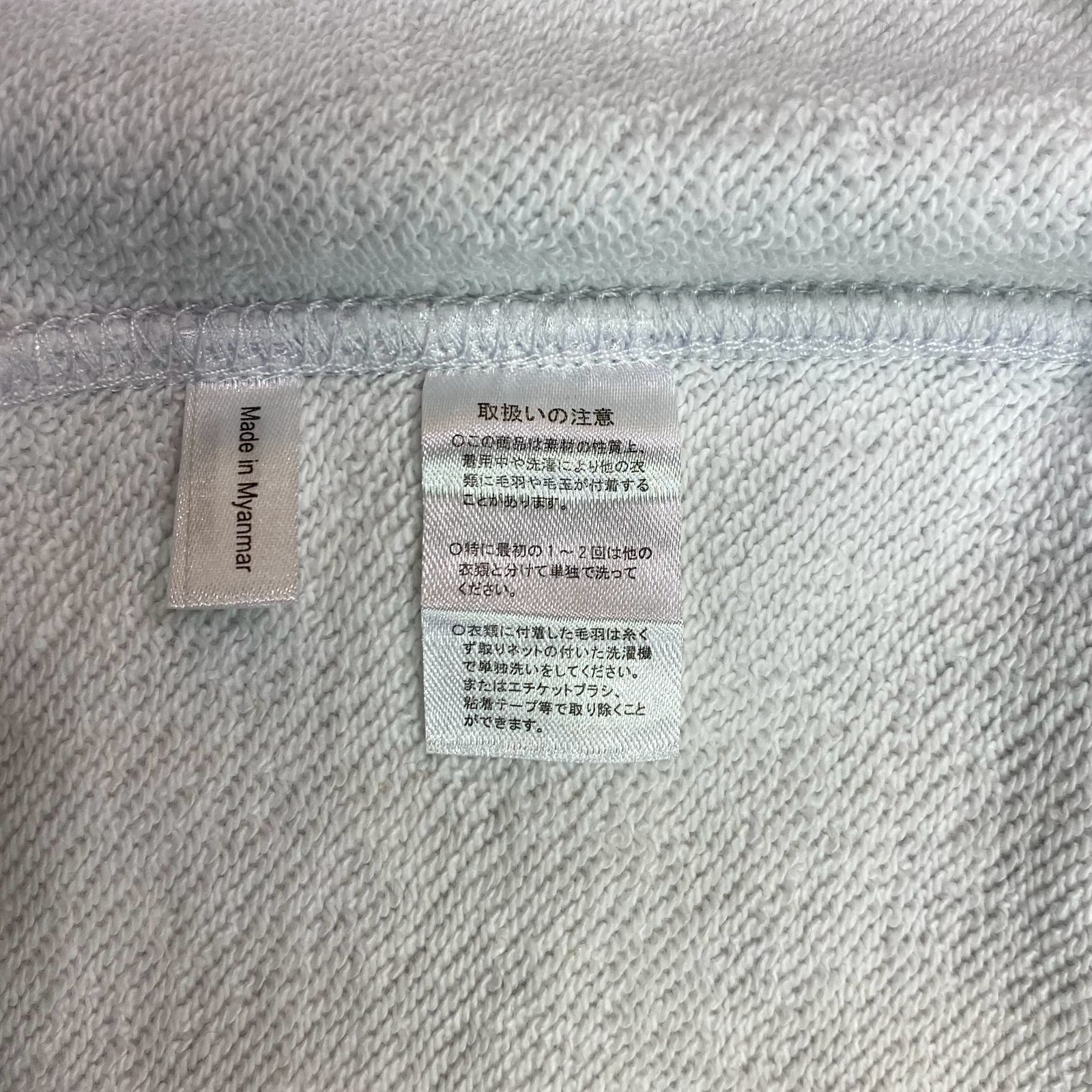 2nd OVAL HOODIE (ASH) / 2nd オーバルロゴ スウェットパーカー