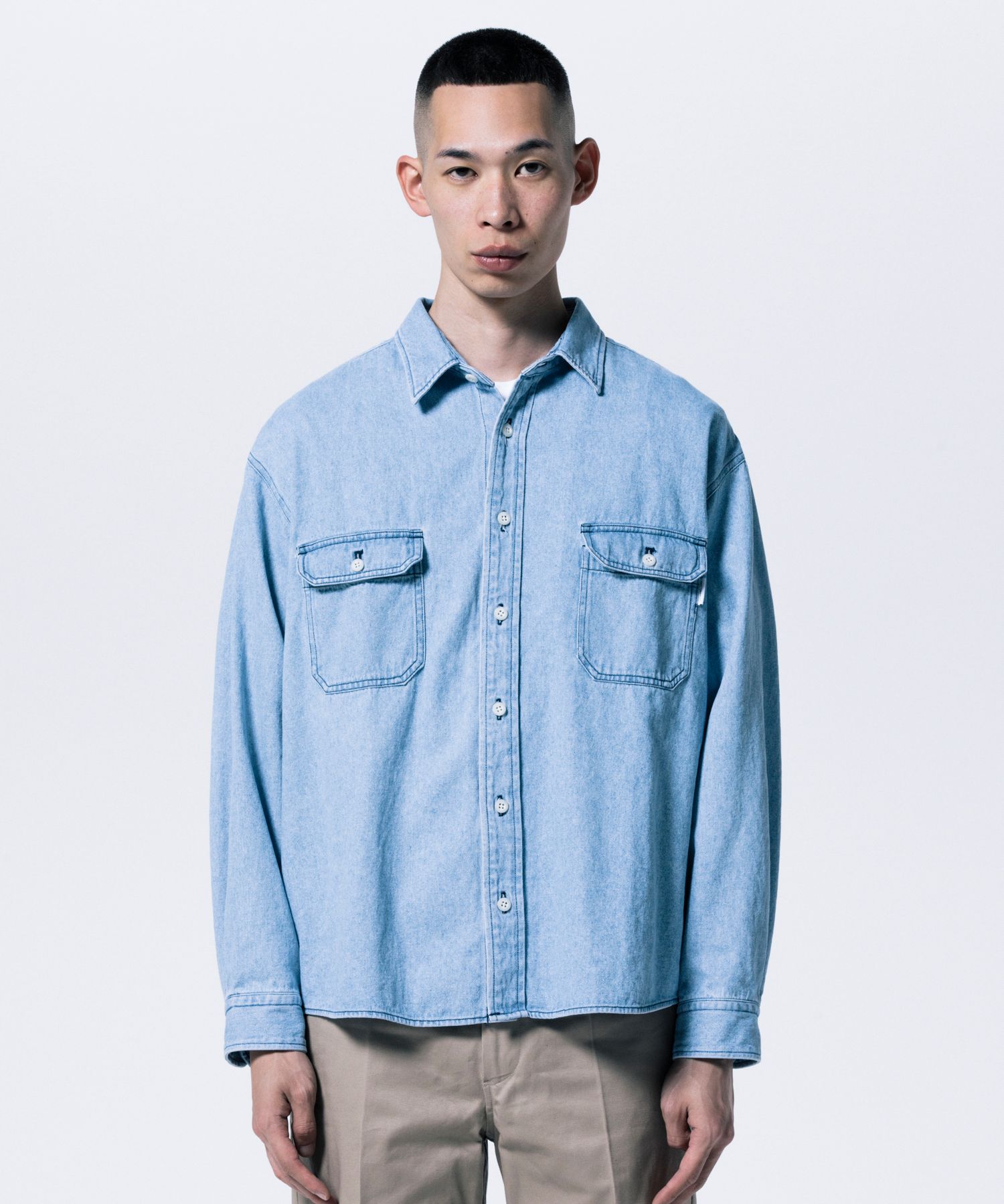 R9 DENIM SHIRT (INDIGO) / デニム シャツ