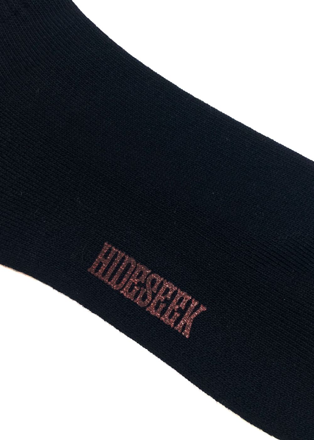 HIDE AND SEEK - HAS SOX (BLACK) / ジャガードロゴ ソックス