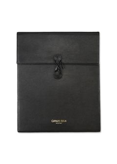【ラスト1点】LEATHER PC CASE (BLACK) / レザー PC ケース