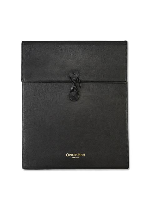 【ラスト1点】LEATHER PC CASE (BLACK) / レザー PC ケース