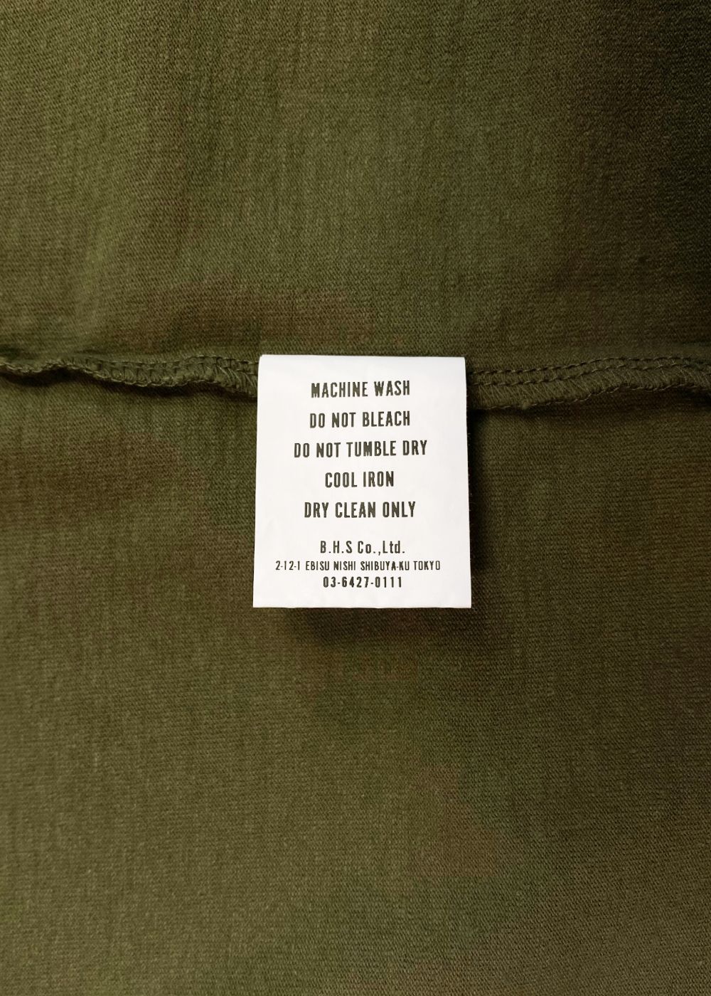 【ラスト1点】CIRCLE POCKET L/S TEE (KHAKI) / サークル ポケット ロング Tシャツ