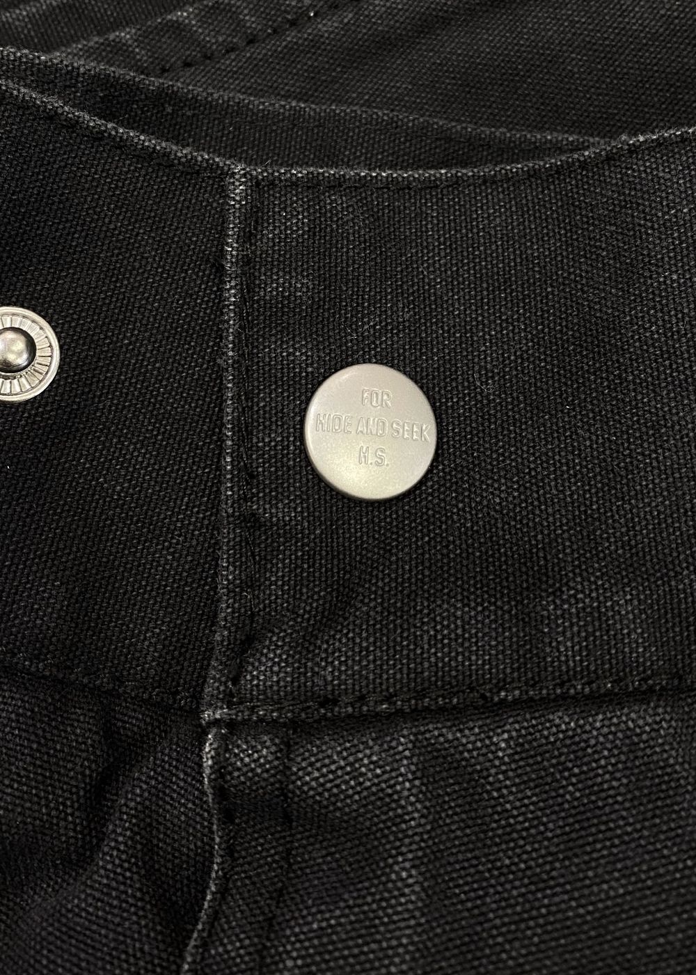 【ラスト1点】Ox Work Zip Jacket (Washed) (BLACK) / コットン オックス ワーク ジャケット