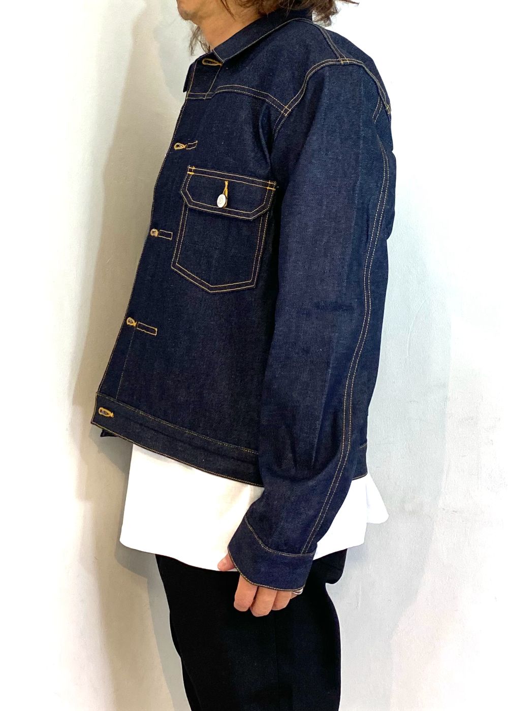 RAW DENIM JACKET "CASSIDY" (INDIGO) / 1st タイプ デニム ジャケット