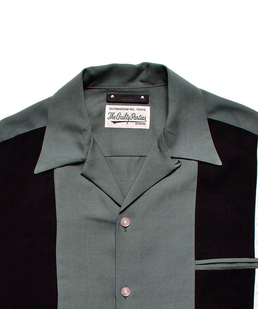 × WACKOMARIA Shirt (GRY) / ワコマリア コラボ シャツ