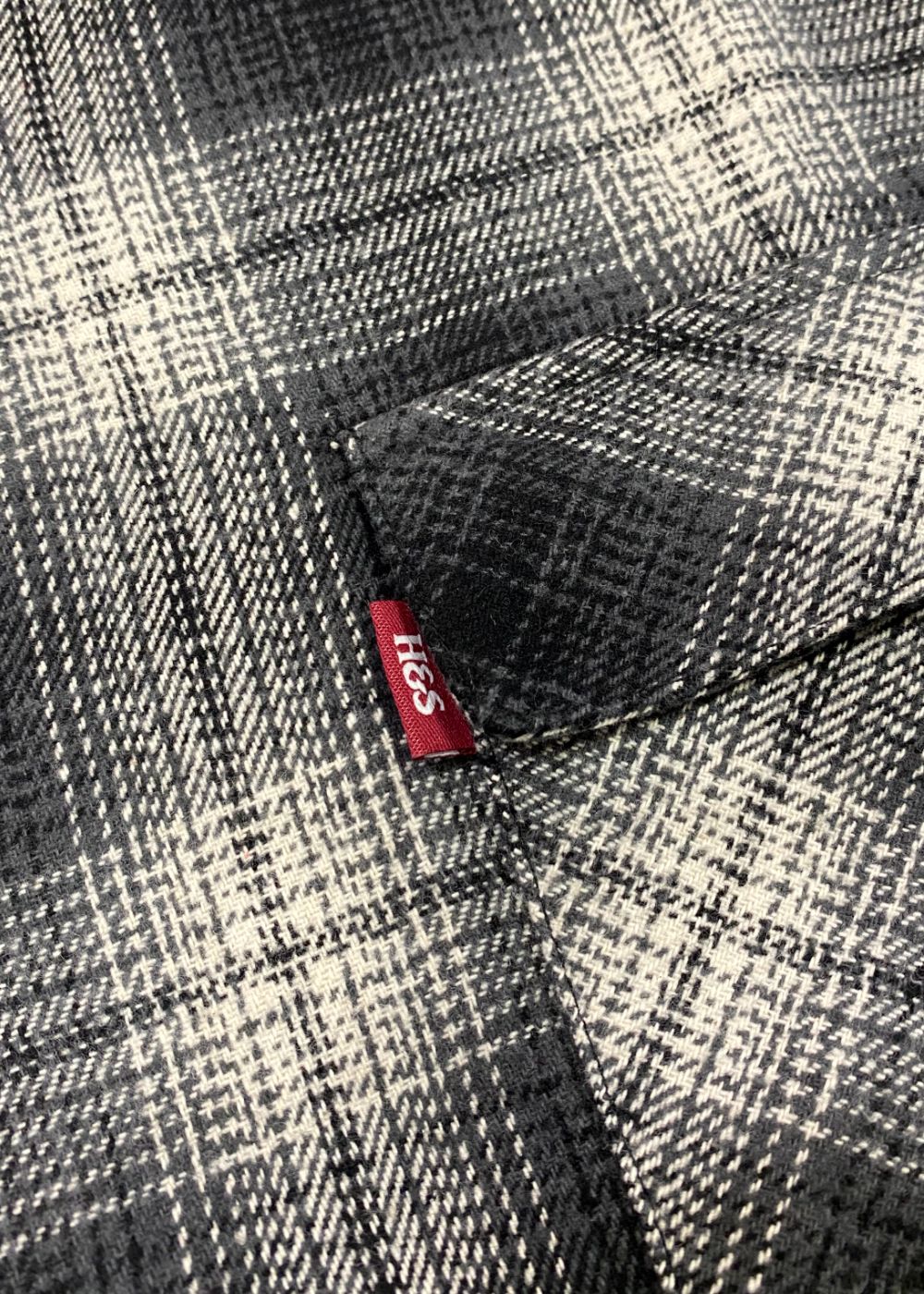 Ombre Check L/S Shirt (BLACK) / オンブレ チェック シャツ