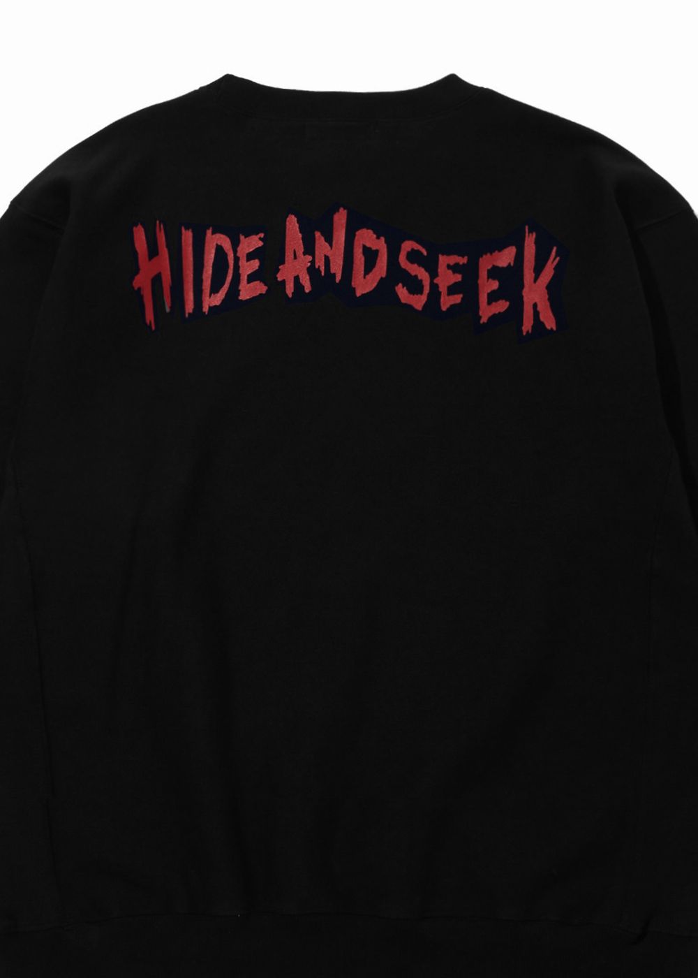 Eagle Sweat Shirt (BLACK×RED) / イーグル クルーネック スウェット
