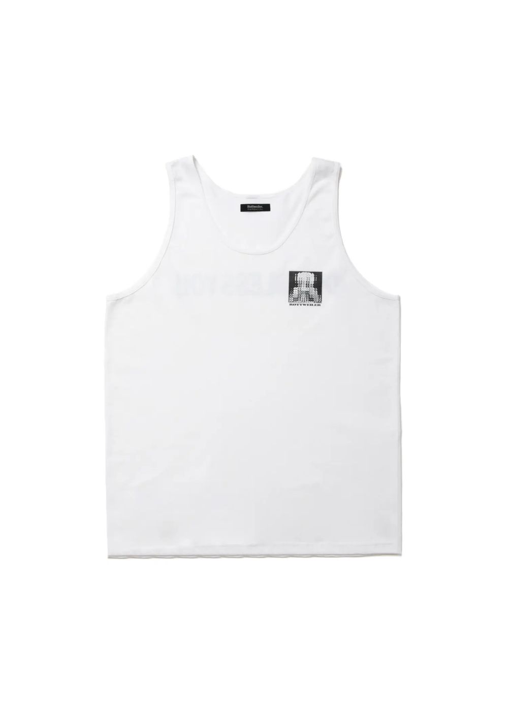 MARIA TANK TOP (WHITE) / プリント タンクトップ