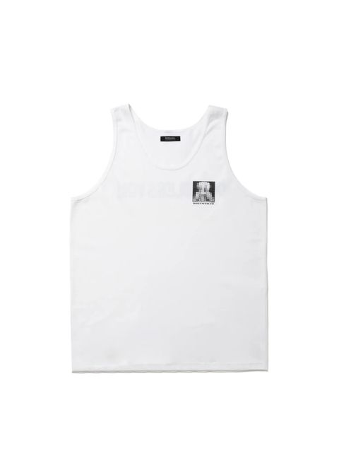 MARIA TANK TOP (WHITE) / プリント タンクトップ