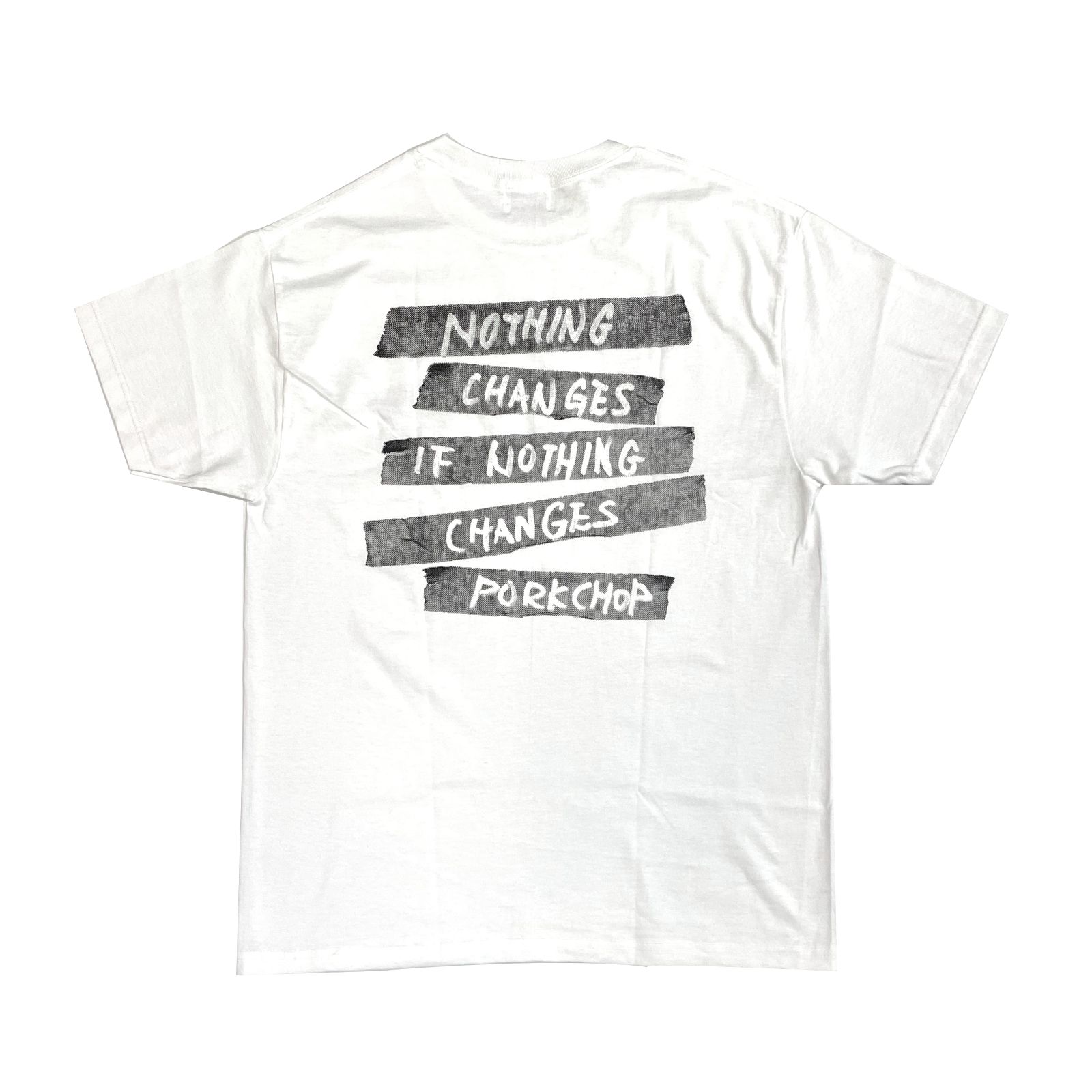 NOTHING CHANGES TEE (WHITE) / ナッシングチェンジズ Tシャツ