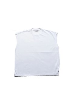 Big Nosleeve T-SH  (WHT) / ビッグシルエット ノースリーブ Tシャツ