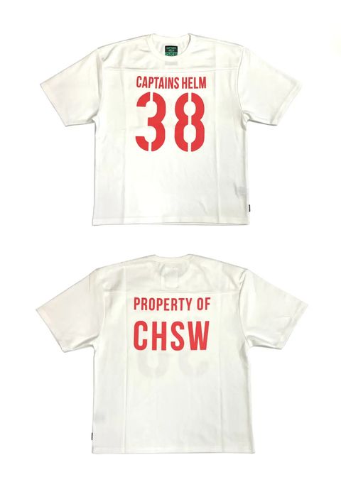 CHSW FBT (WHITE) / フットボール Tシャツ