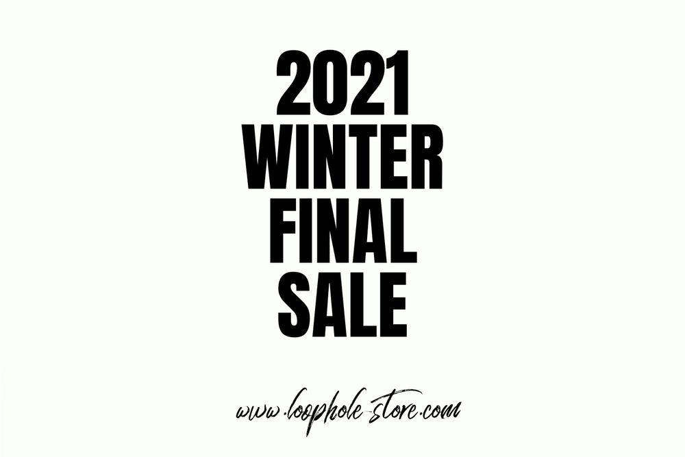 本日21時 / 2021 WINTER FINAL SALEがスタート致します！