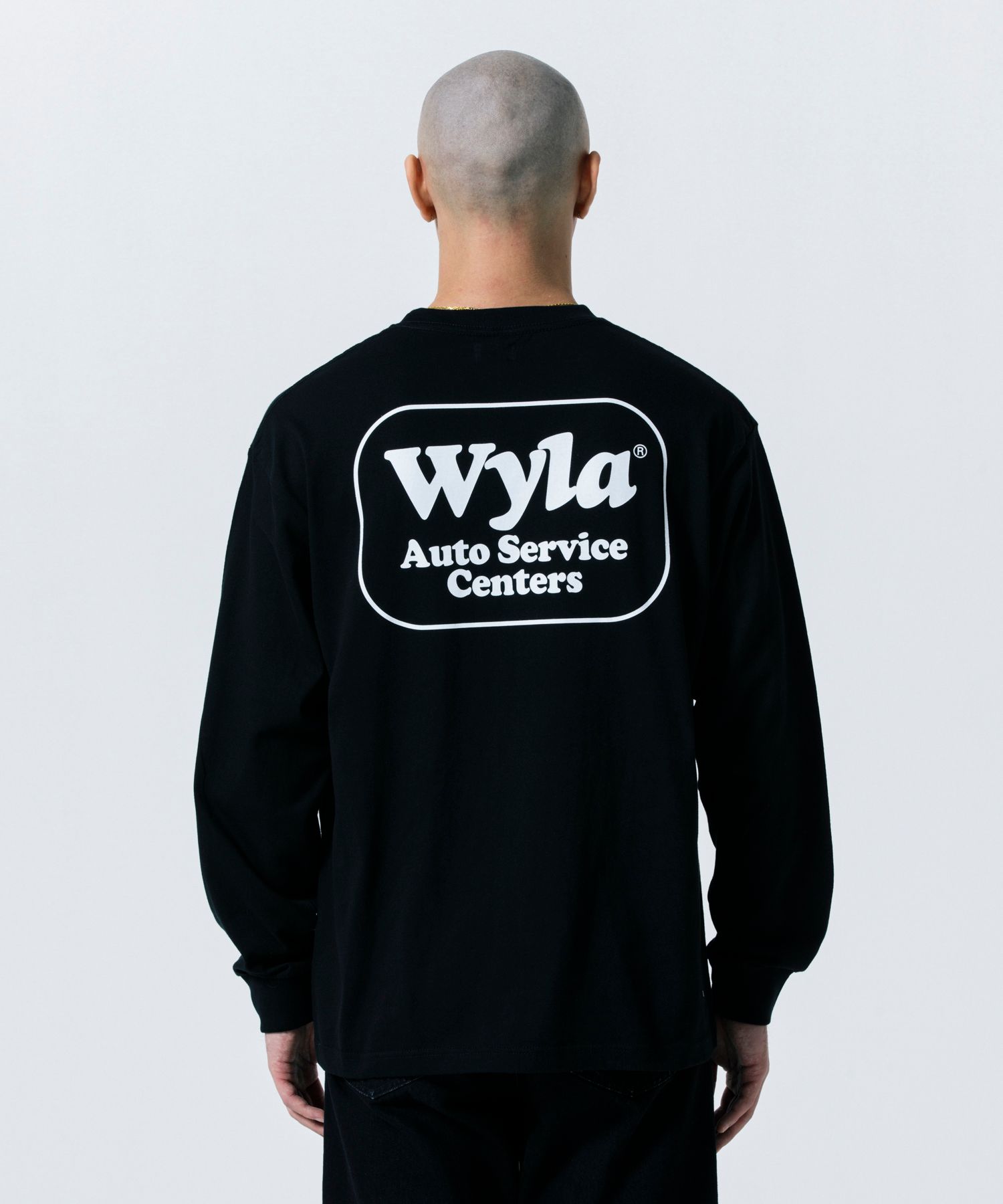WYLA LS TEE (BLACK) / プリント Tシャツ