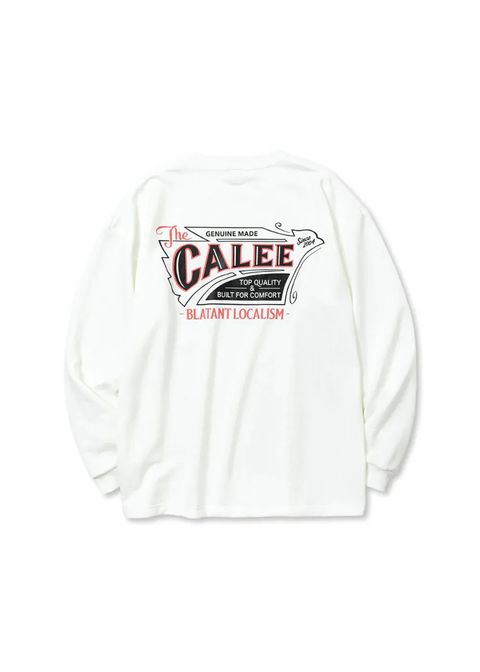 AEROKNOT OLD SIGN BOARD L/S SW TEE ＜NATURALLY PAINT DESIGN＞ (WHITE) / ×ナチュラリーペイント コラボ スウェット