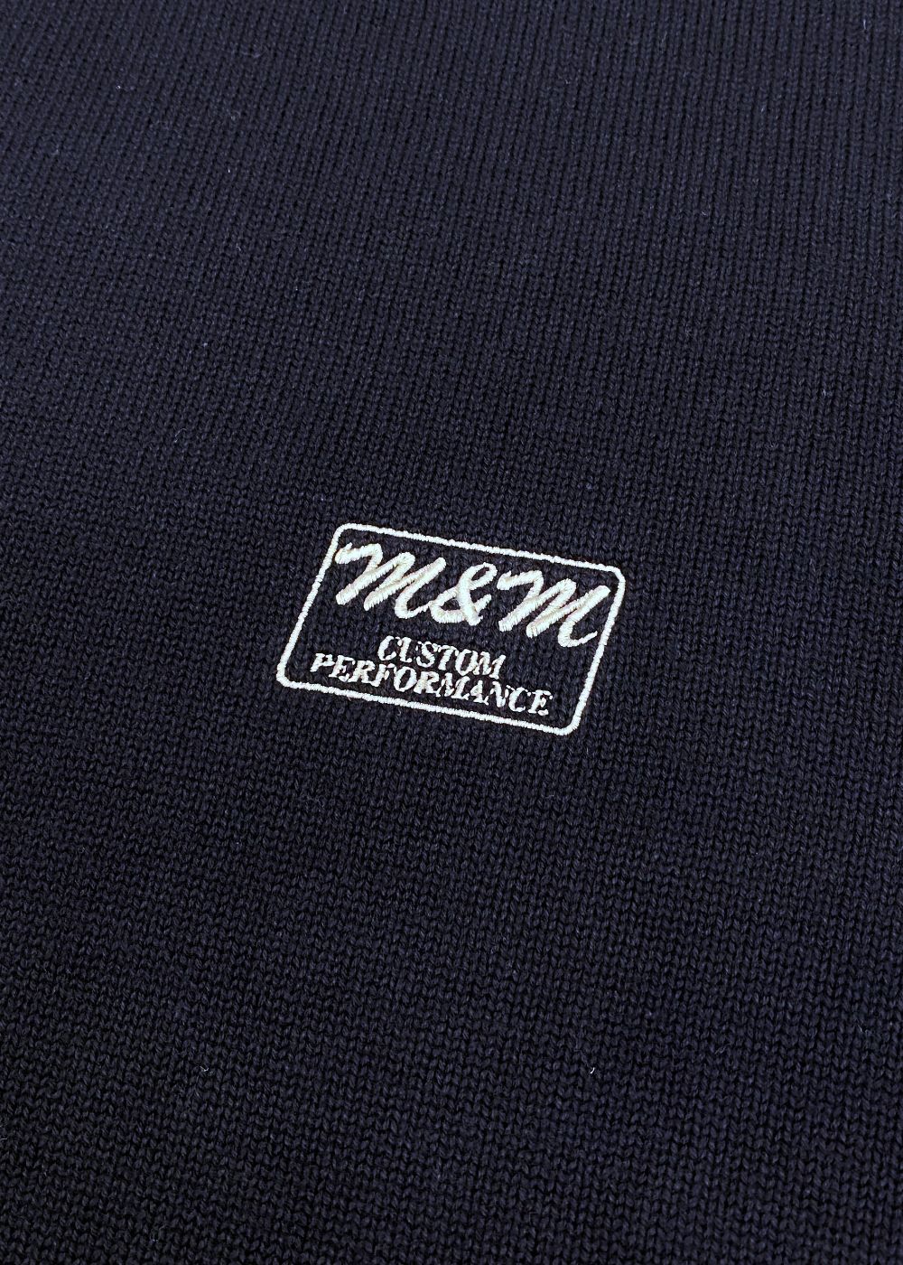 【ラスト1点】COTTON KNIT SWEATER (NAVY) / コットン ニット セーター