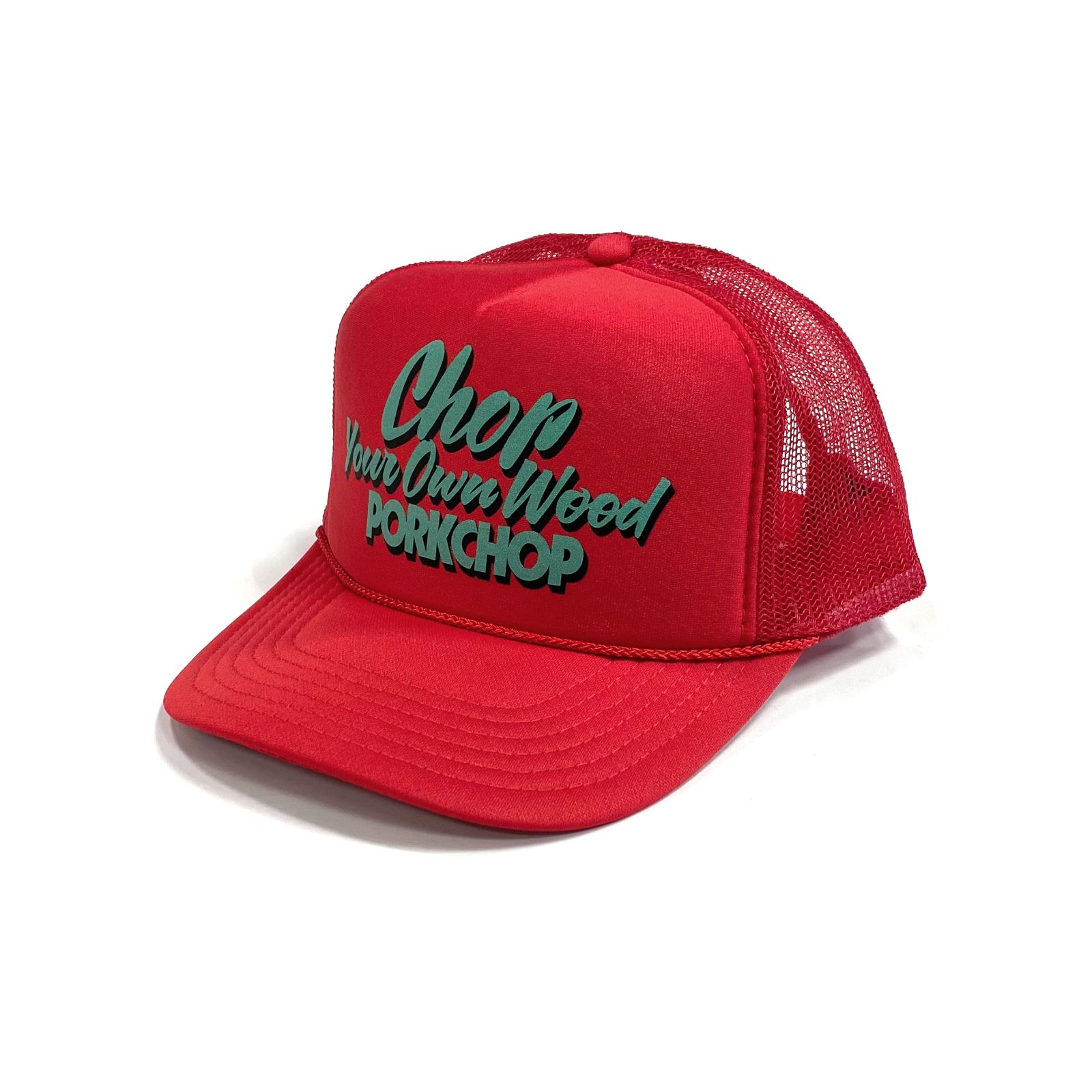 PORKCHOP GARAGE SUPPLY - CHOP YOUR OWN WOOD CAP (RED