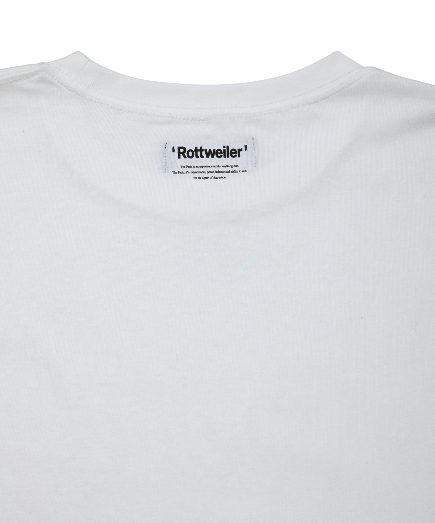 R9 BASIC LS TEE (WHITE) /  オリジナル ロゴプリント Tシャツ