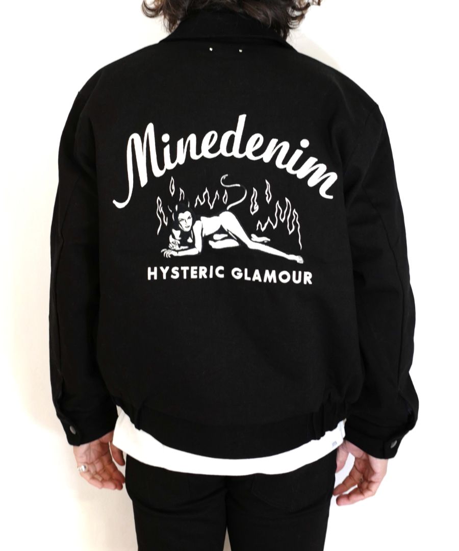 MINEDENIM - × HYSTERIC GLAMOUR F.Black Denim JKT (BLACK 