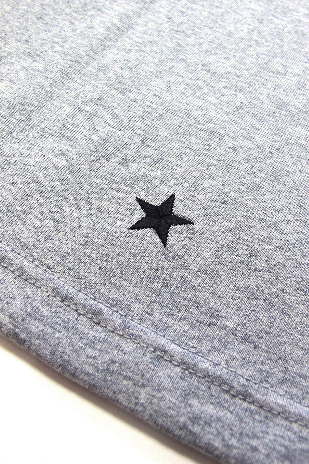 PRINT S/S TEE (GRAY) / アンライバルド コラボT