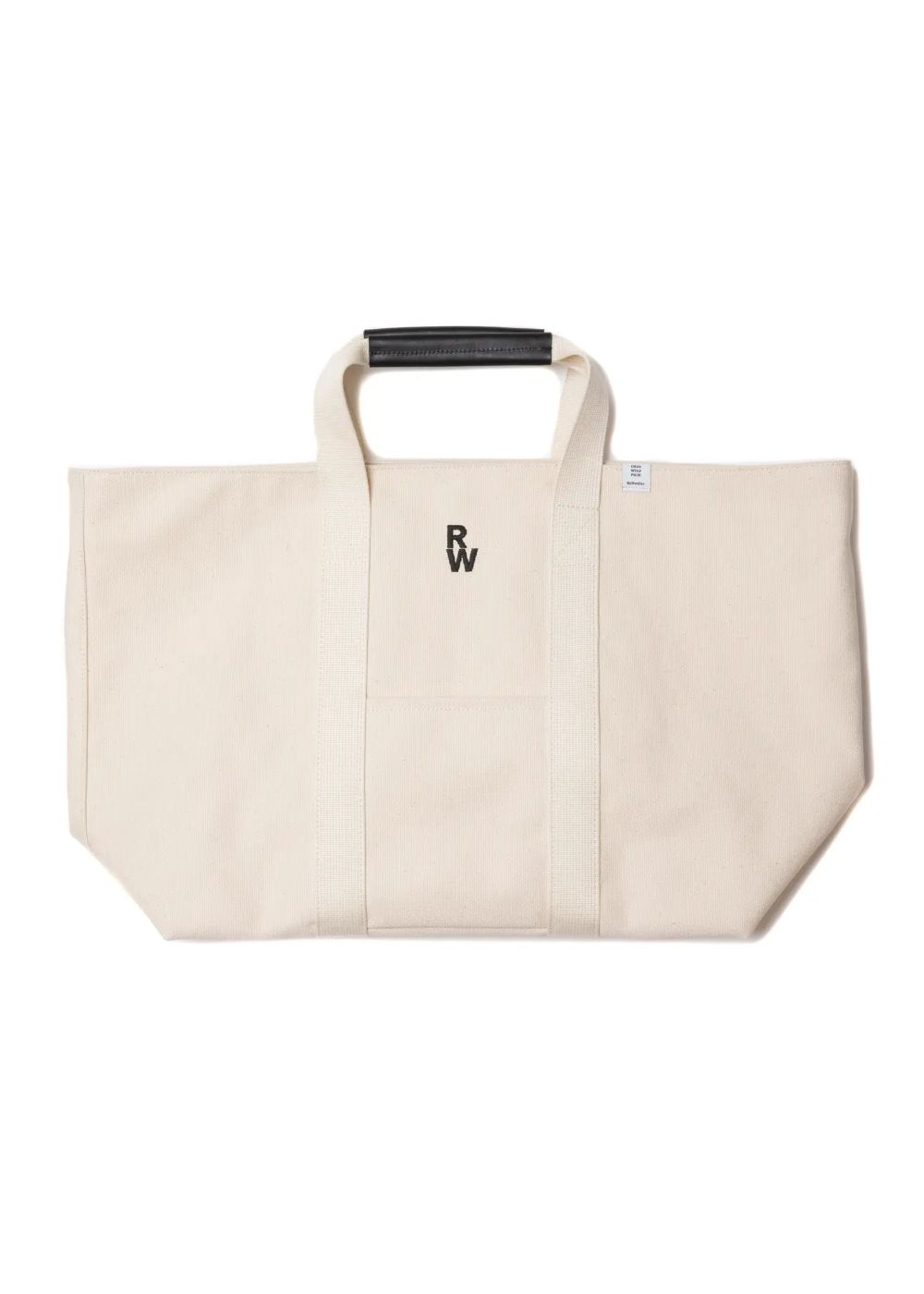 【ラスト1点】CANVAS TOTE BAG (WHITE) / 定番キャンバストートバッグ (ラージ)