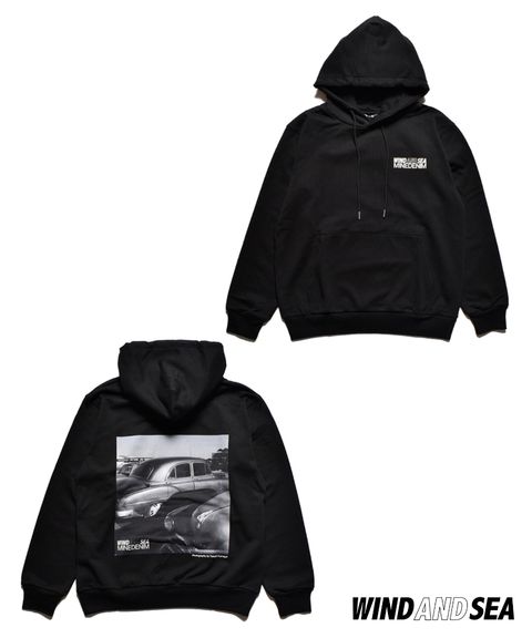 ×WDS Photo Hoodie (BLACK) / ウィンダンシー コラボ スウェット パーカー
