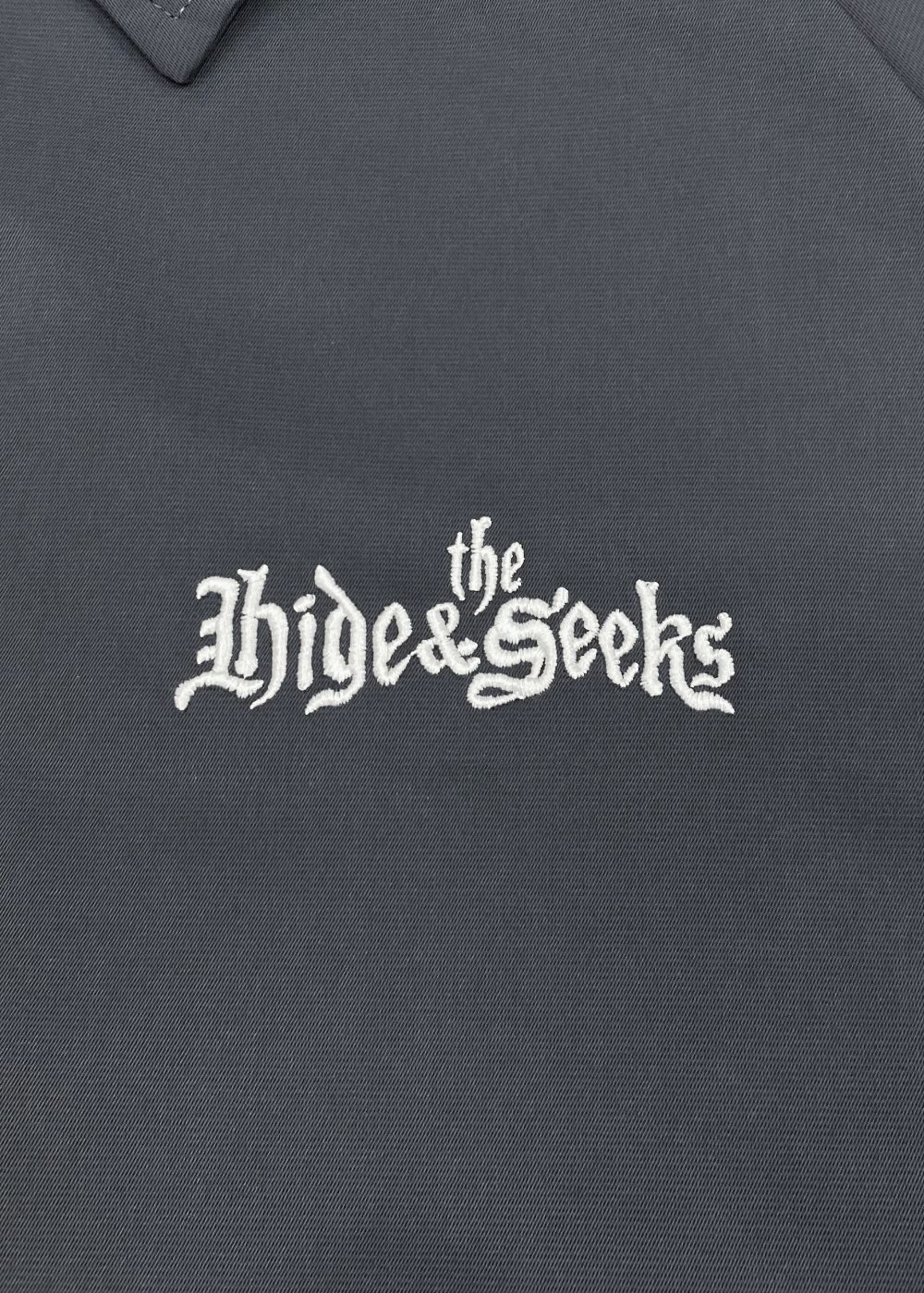 The H&S Team Jacket (CHARCOAL GRAY) / 西浦徹 コラボ コーチ ジャケット