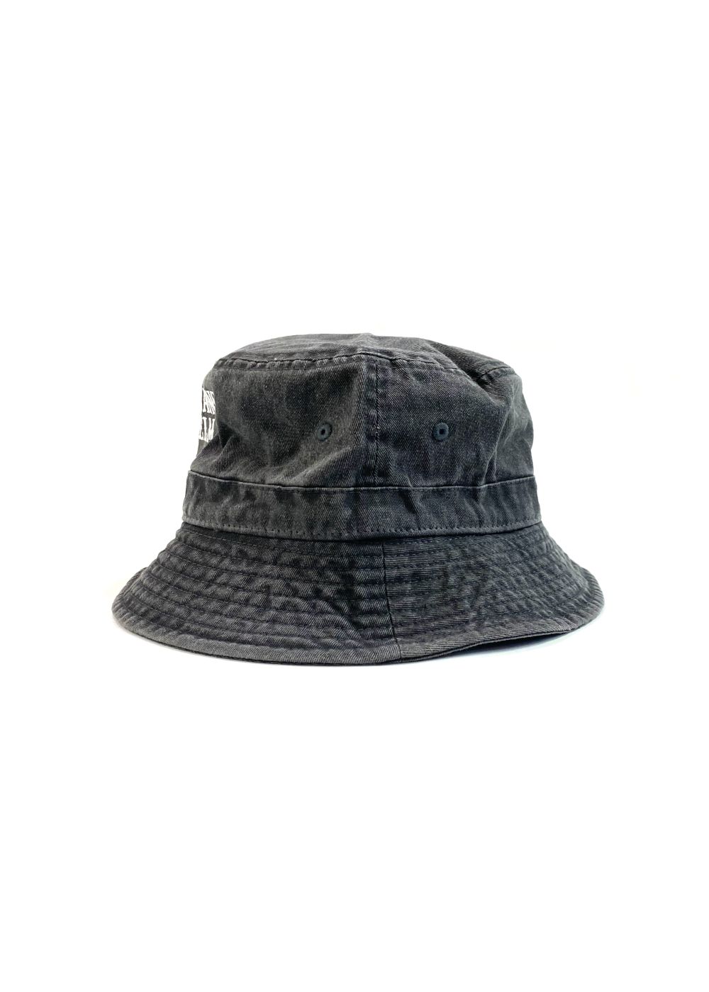 LOCALS BUCKET HAT (BLACK) / ロゴ刺繍 バケット ハット