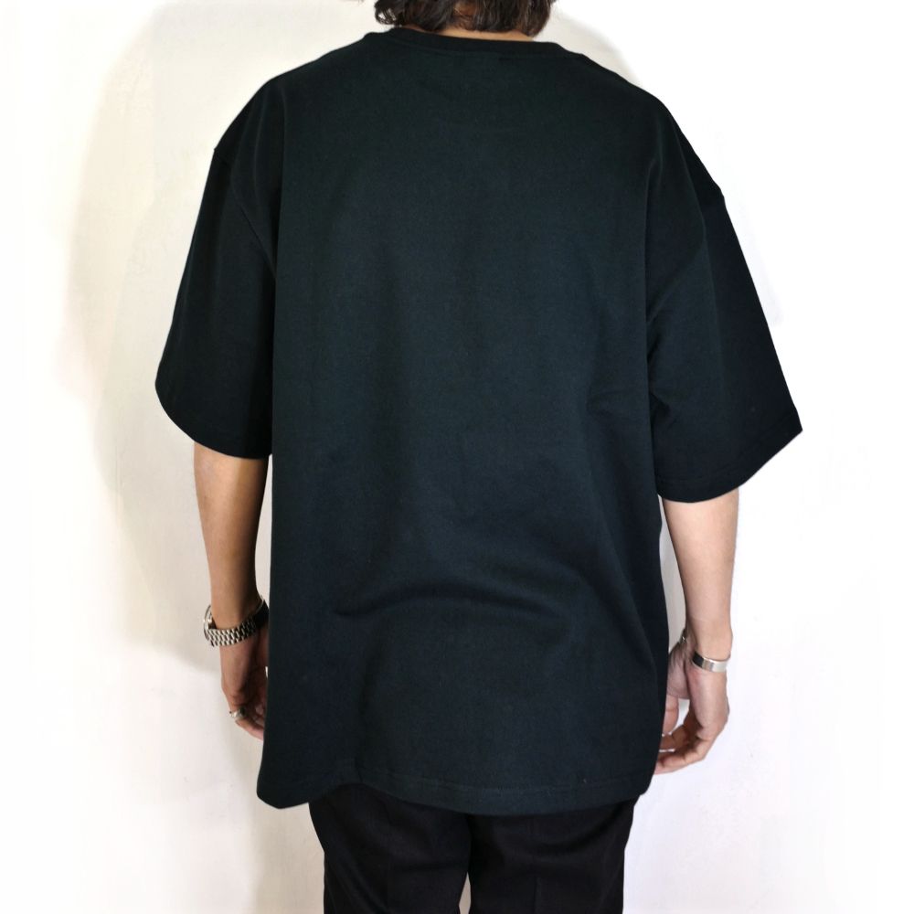CALEE - EMBROIDERY DROP SHOULDER S/S TEE (BLACK) / オリジナル ...