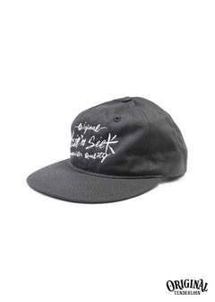 ×TENDERLOIN TWILL CAP (CHARCOAL GRAY) / テンダーロイン コラボロゴ刺繍キャップ