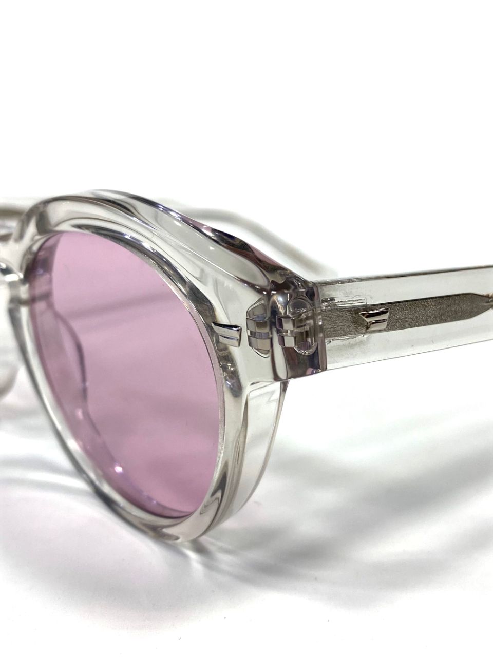 COOTIE PRODUCTIONS - Raza Round Glasses (CLEAR×PINK