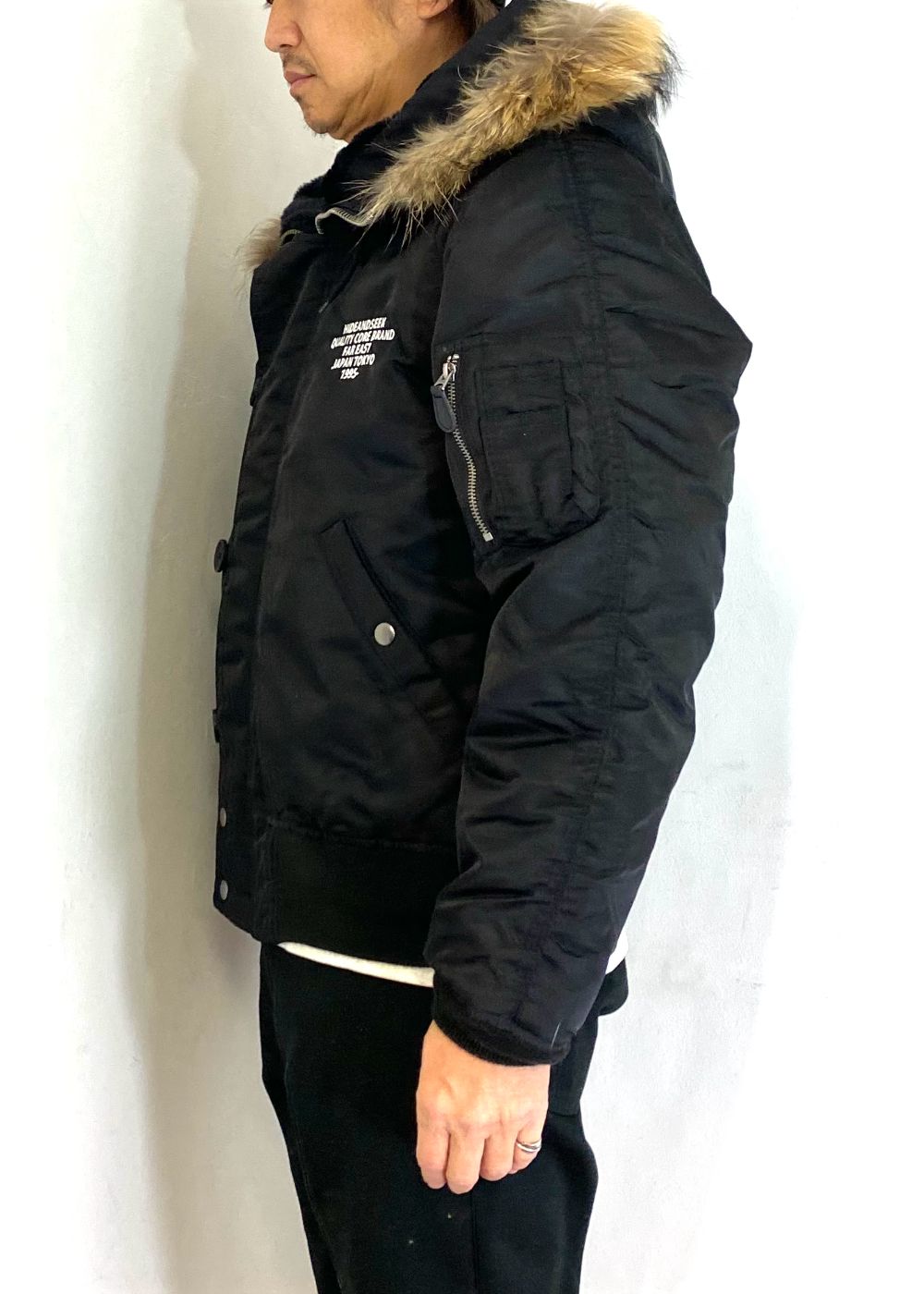 ×AVIREX N-2B (BLACK) / アヴィレックス ボディー N-2B