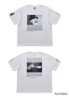 Sam Haskins × Stie-lo T-SH (WHITE) / ×スティーロ×サム・ハスキンス  コラボ フォト Tシャツ