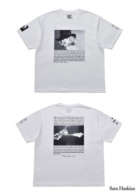 Sam Haskins × Stie-lo T-SH (WHITE) / ×スティーロ×サム・ハスキンス  コラボ フォト Tシャツ