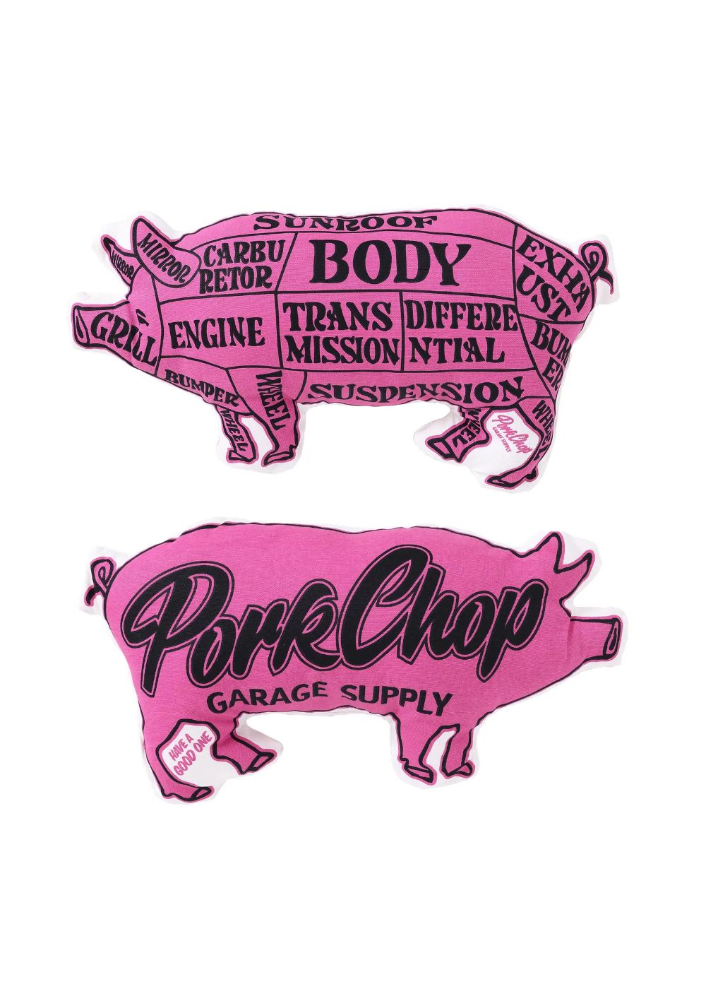 PORK CUSHION (PINK/BLACK) / ポーククッション