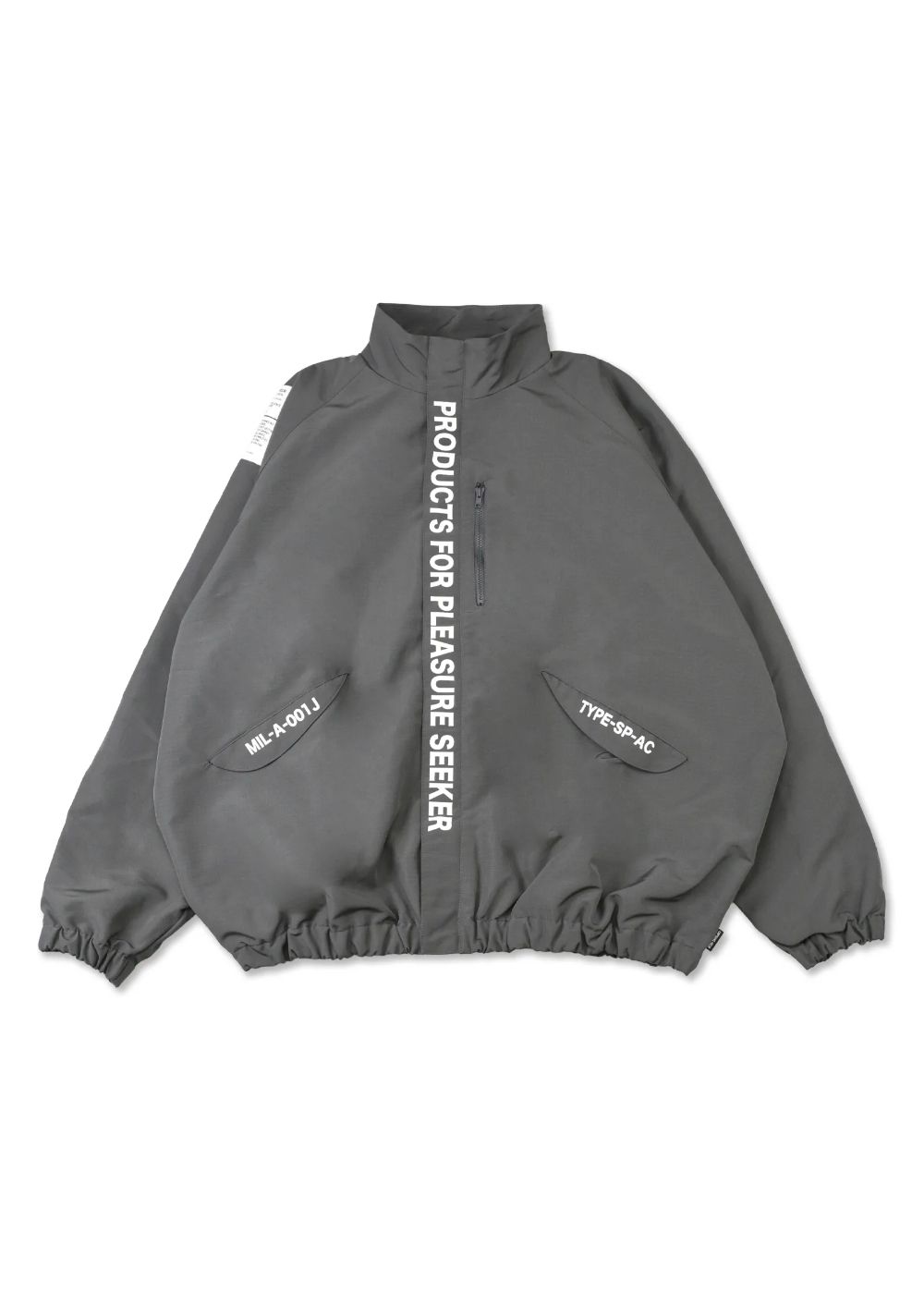 MIL SEEKERS NYLON JACKET (GRAY) / リップストップ ナイロン トラック ジャケット / セットアップ可能