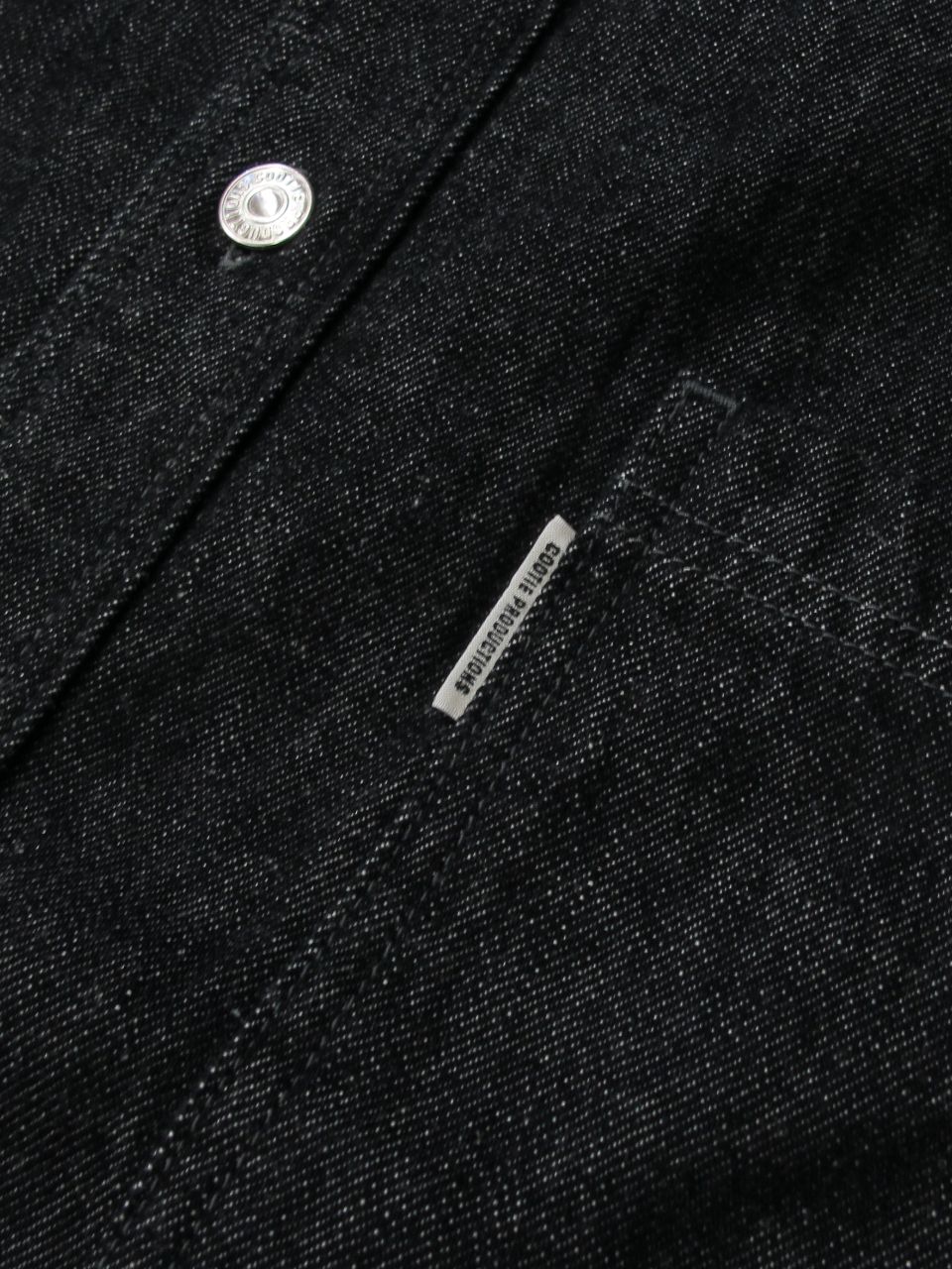 COOTIE PRODUCTIONS - Denim Work Shirt (BLACK 1 WASH) / デニム