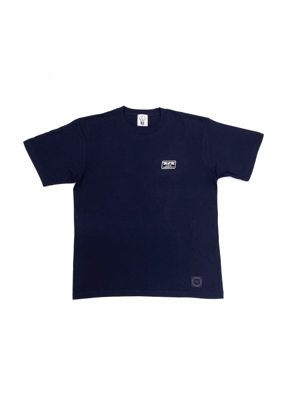 【ラスト1点】PRINT TEE (NAVY) / ロゴ プリント Tシャツ