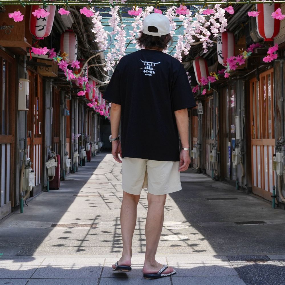 【千代の富士×BUENA VISTA】El wolf solitario tee dos (BLACK) / ×千代の富士 コラボ Tシャツ