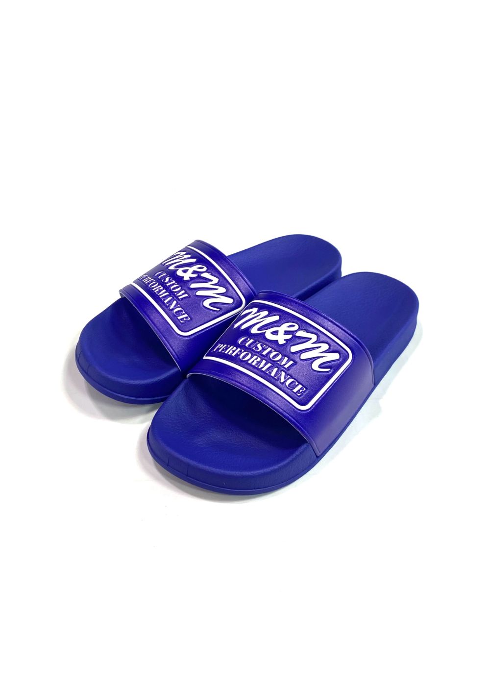 M&M CUSTOM PERFORMANCE - SANDALS (D.BLUE) / エンボスロゴ