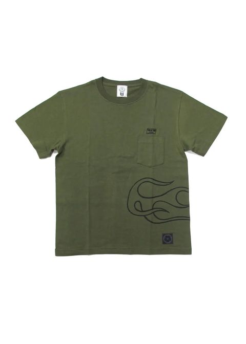 PRINT S/S TEE (CITY GREEN) / アンライバルド コラボT