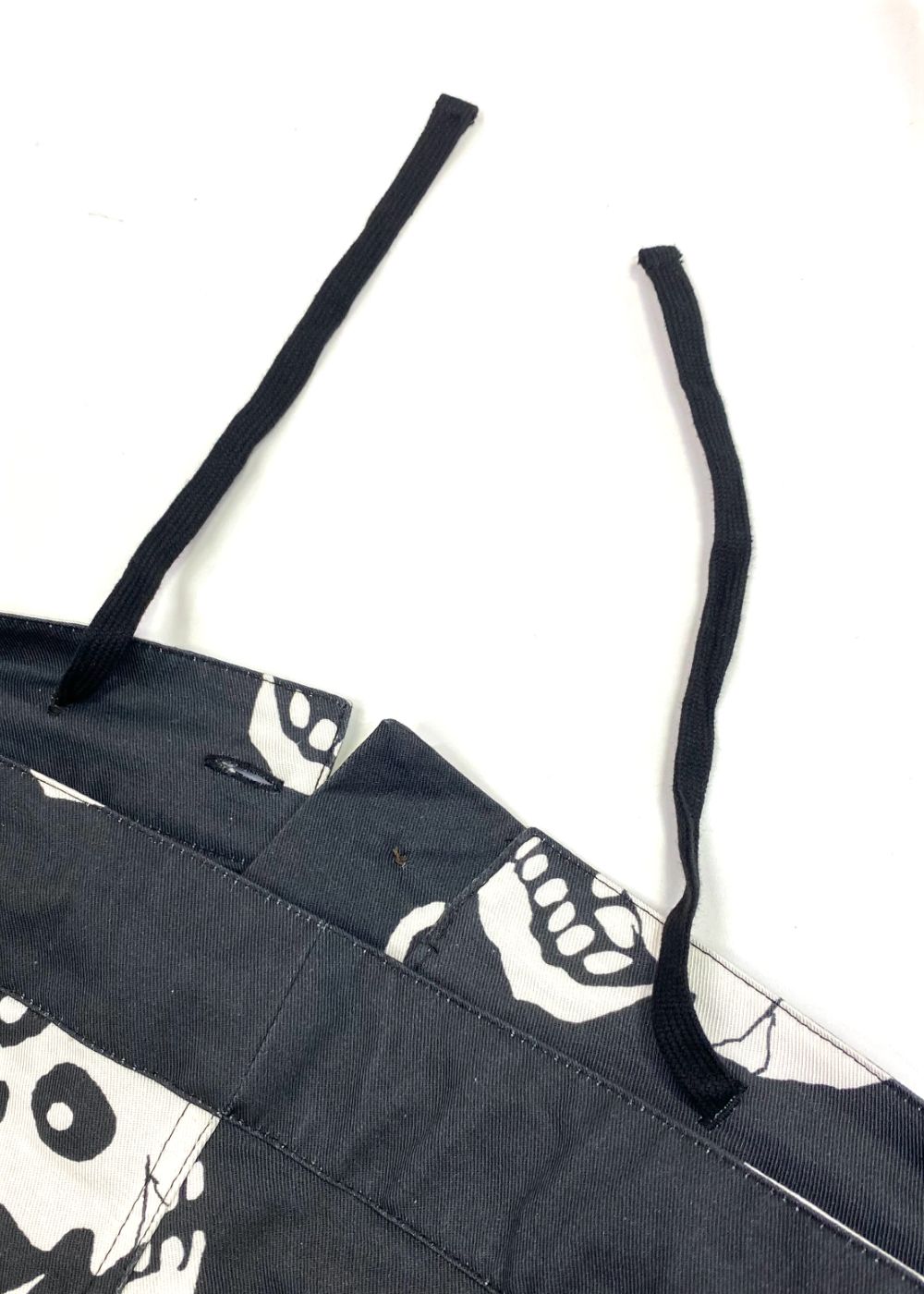 Skull patterned shorts (BLACK) / セットアップ スカル ショーツ